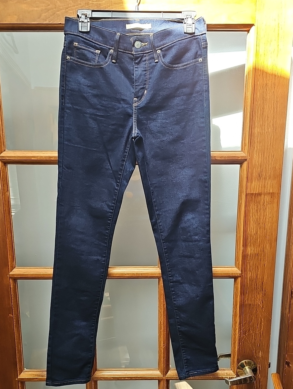 Levi's Women's Skinny Jeans in Dark Blue